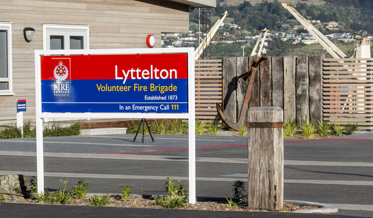 The Lyttelton Fire Station design celebrates the volunteers, shows off the fantastic setting of Lyttelton, the port and the harbour. Photo by CMG Studios