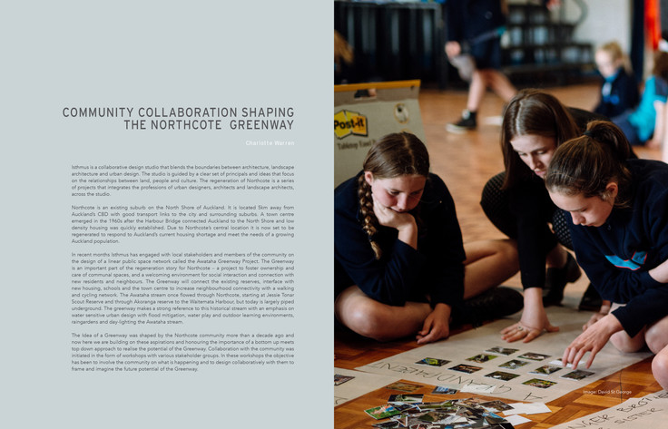 X-Section Journal - Collaborate. 
Community collaboration shaping the Northcote greenway.