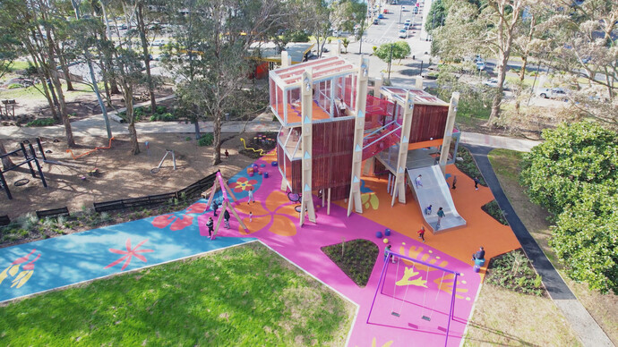 Image: uploads/2024_02/Hayman_Park_Playground_-_02_-_Tower_Area_Drone_Shot_credit_Playground_People.jpg