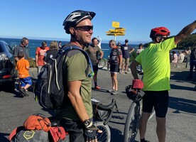 Reaching Stirling Point was part celebration, part relief and all smiles.