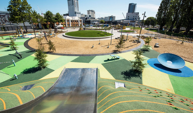 The Margaret Mahy Family Playground by WSP-Opus International Consultants Ltd won NZILA Award of Excellence/Parks in 2017.