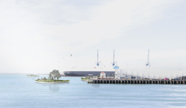 LandLAB’s design allows for several islands that can be towed around the harbour and used for different purposes