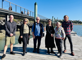 The judging panel was in Auckland on the second to last day of site visits.