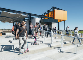 The plaza is proving popular with South Auckland locals.