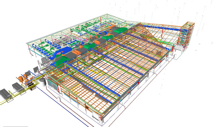 An example of building information modelling.