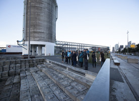 Henry Crothers leads the Walking Tour