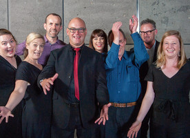 From left: Julia Wick, Rebecca Ryder, Mark Fletcher, Brad Coombs, Vicki Clague, John Brenkley, Henry Crothers, Megan Ash (absent: Don Royds)