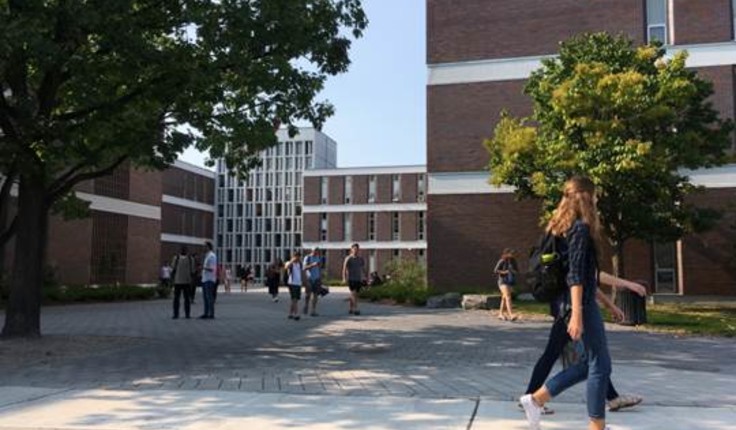 The MacKenzie Courtyard at Carleton University - another project Jenna's been involved with back in Canada.