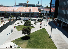 The Jasmax VXV project is set within Auckland's Wynyard Quarter - photography by Mayank Thammalla