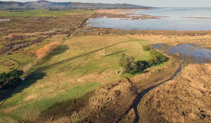 The Ararira/LII River begins near Lincoln township, travels through mixed-use rural land, finishing at the lake at Yarrs Flat wildlife reserve.