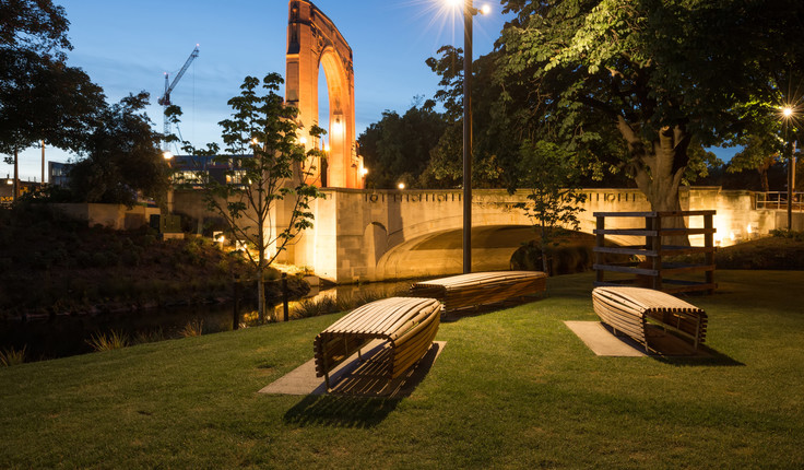 The NZILA George Malcolm award winning project - Te Papa Ōtākaro Avon River Park.