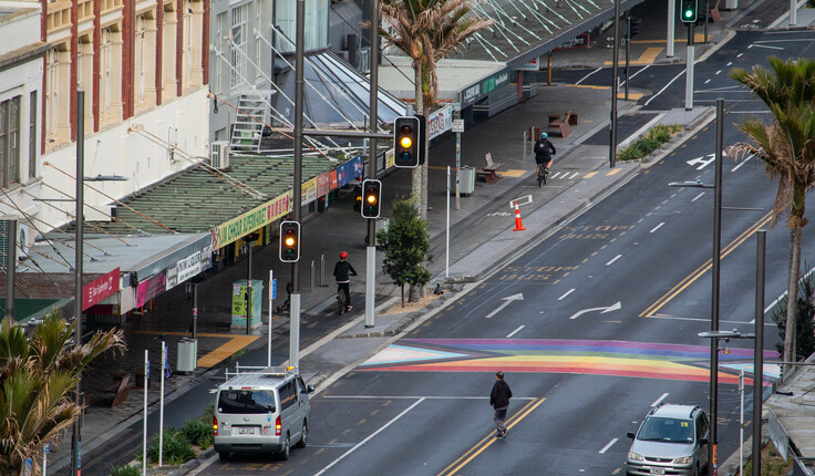 LandLAB says the intent was to transform the street to be a destination rather than just a transport corridor.  Image credit - LandLAB.