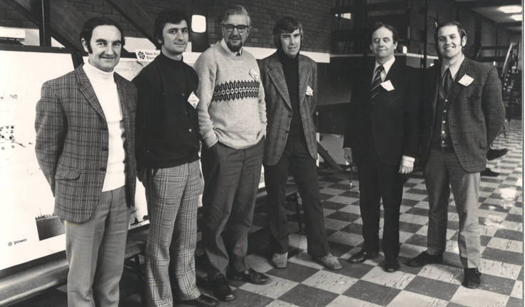 Members of the first NZILA Executive at the inaugural NZILA conference, Lincoln College, 1974 (L to R: Robin Gay; Frank Boffa; Charlie Challenger; Tony Jackman; George Malcolm; Neil Aitken. Earl Bennett is absent from this picture.)

All figures courtesy of Lincoln University Living Heritage Tikaka Tuku Iho.