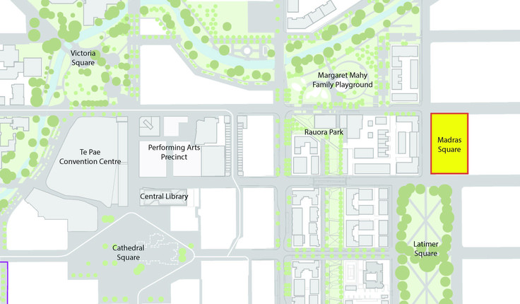 Madras Square - map