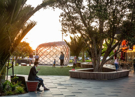 The Pod sits at Auckland’s Sylvia Park mall. Image credit: Nathan Young / Wraight + Associates Ltd.