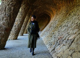 Manpreet Kaur at Park Guell in Barcelona.