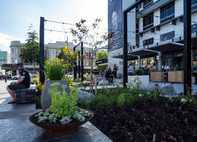 More than 9000 plants feature in the design of Victoria on the River, giving it a green and organic feel that blends in the natural landscapes of the Waikato River. Exotic planting has been used near the access point from Victoria Street.