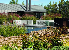 Garden at the Hills near Arrowtown.