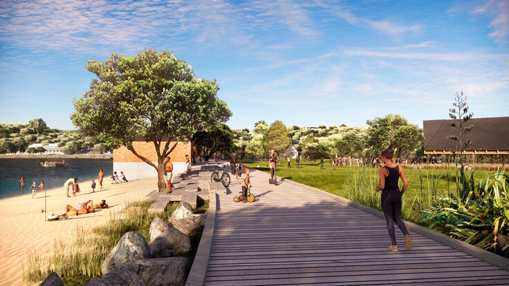 Ngāti Whātua Ōrākei Masterplan - Okahu Bay (c) Jasmax